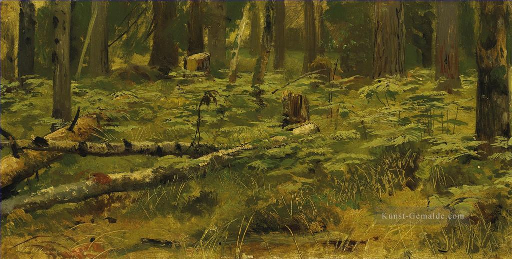 Waldlichtung klassische Landschaft Ivan Ivanovich Ölgemälde